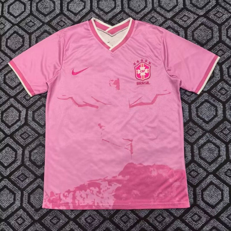Brasil 25/26 Camisola Cristo Rosa Alternativo