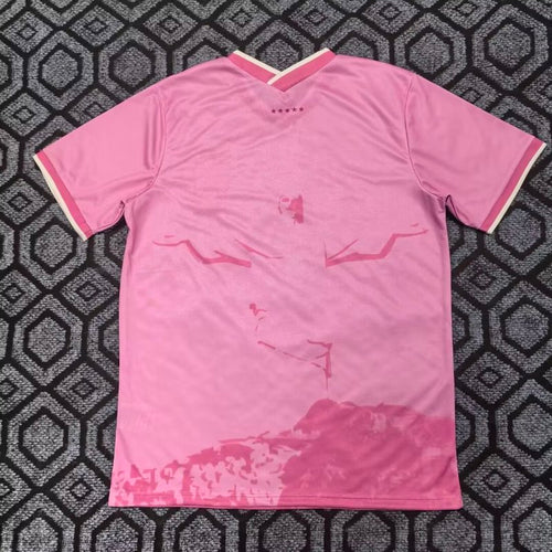 Brasil 25/26 Camisola Cristo Rosa Alternativo