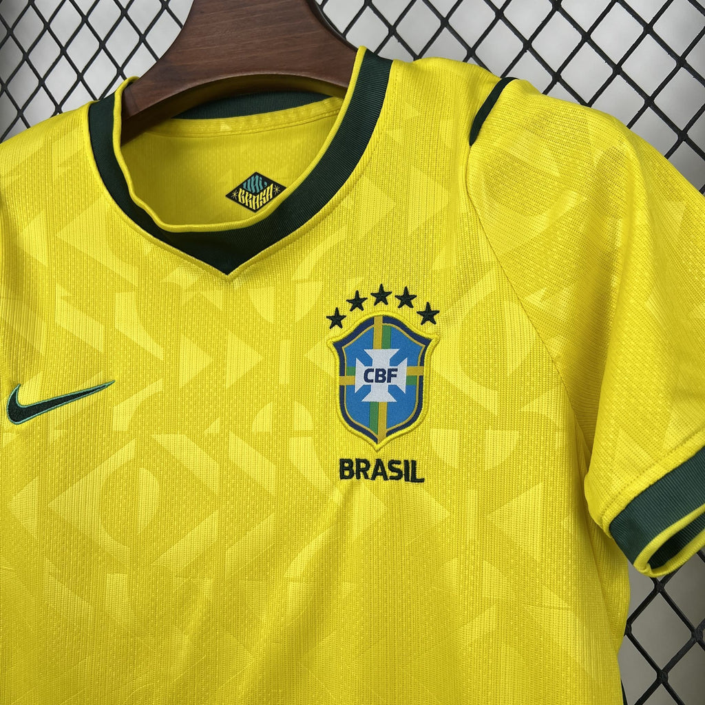 Brasil Kit Criança Camisola Principal 2026