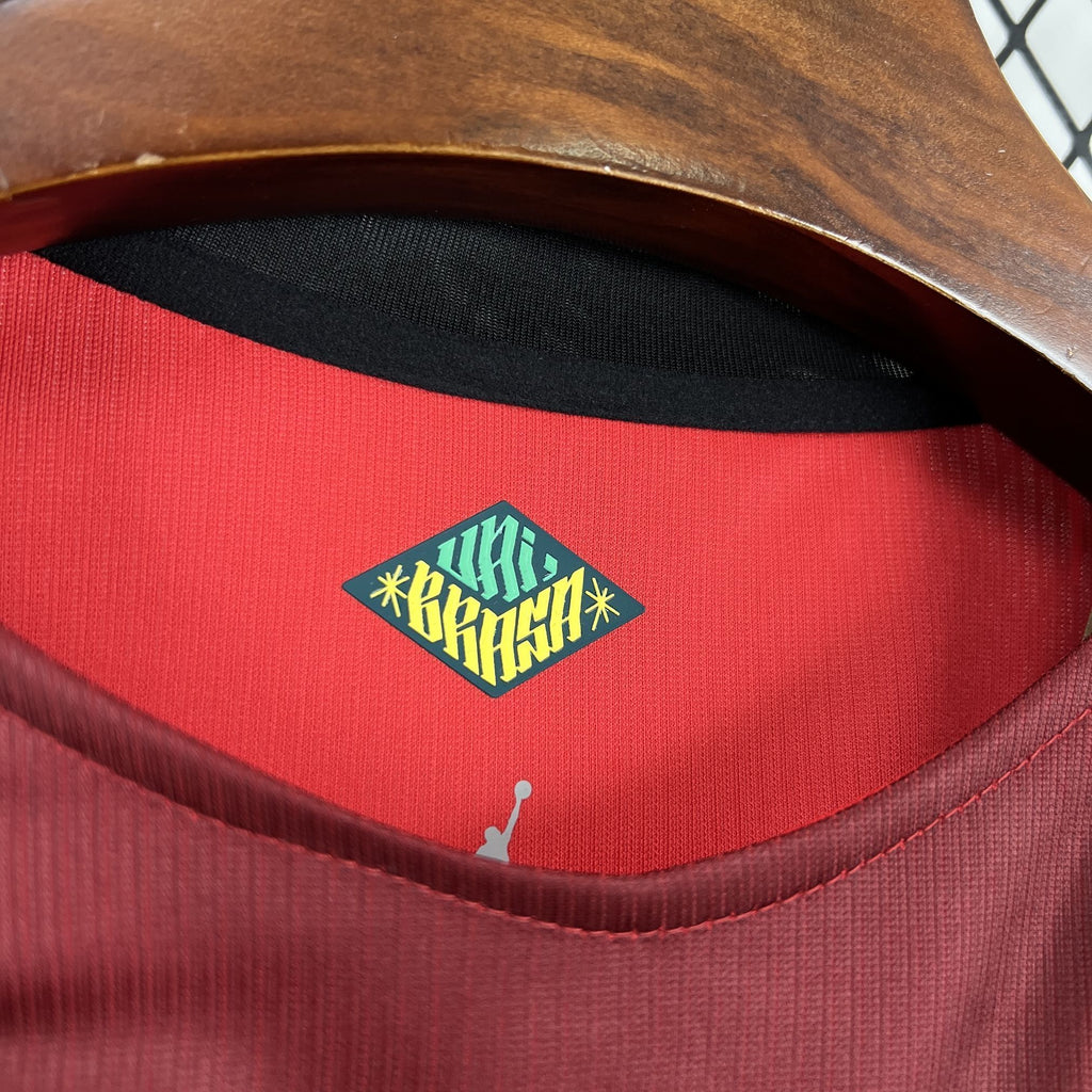 Brasil 2026 Copa do Mundo Camisola Vermelha